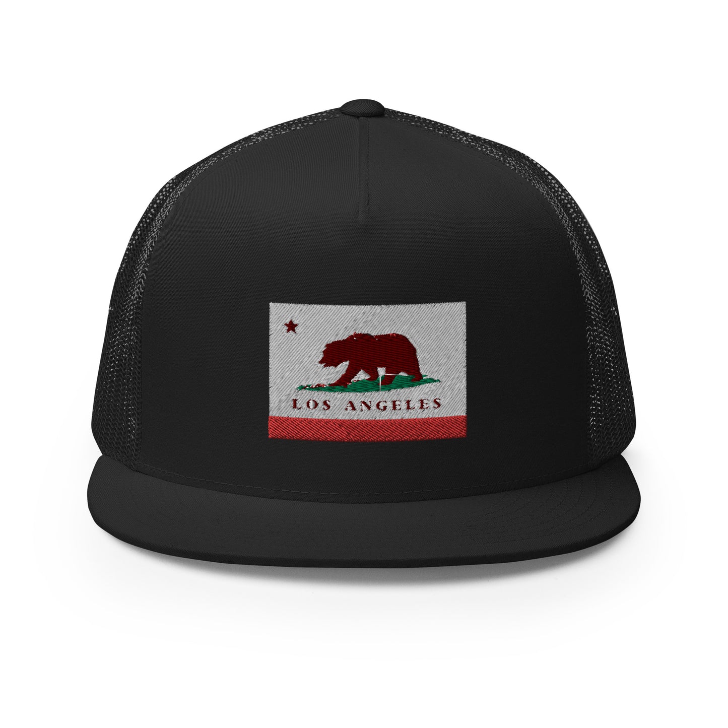 Los Angeles CA Trucker Cap - CAFlags