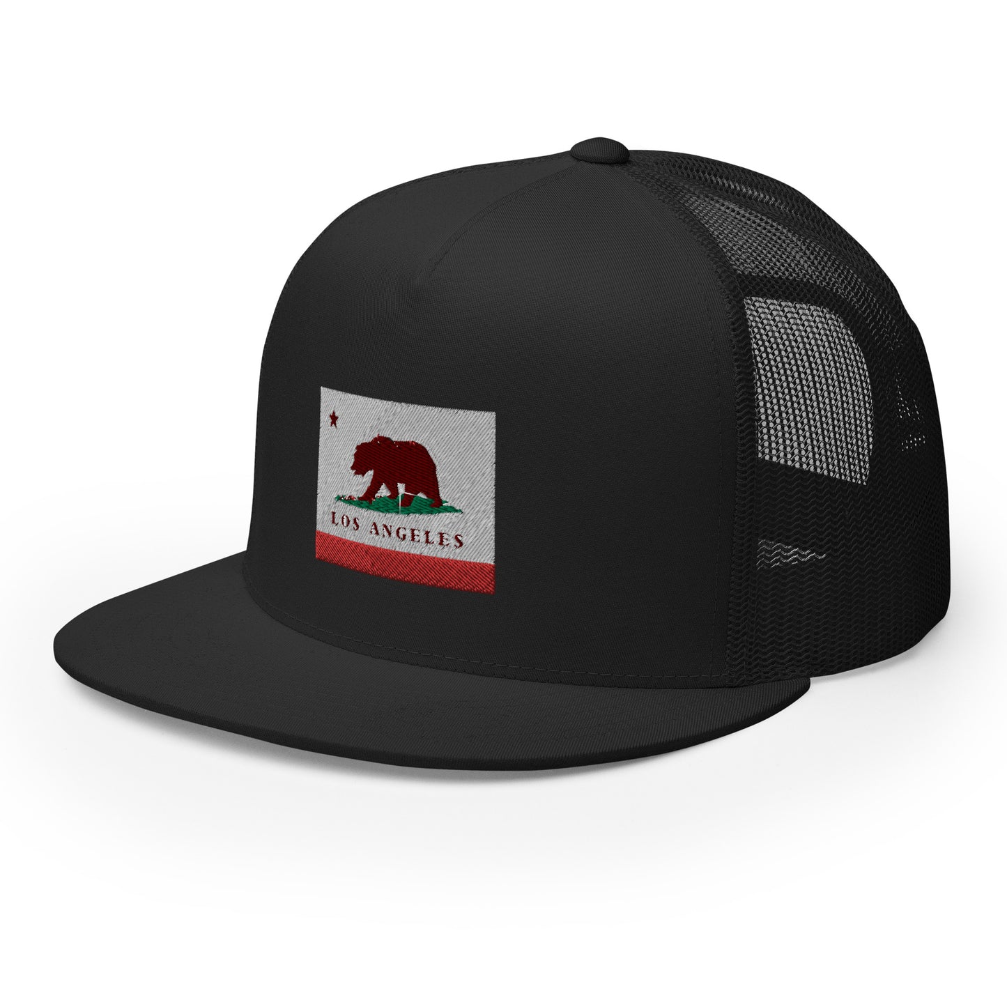 Los Angeles CA Trucker Cap - CAFlags