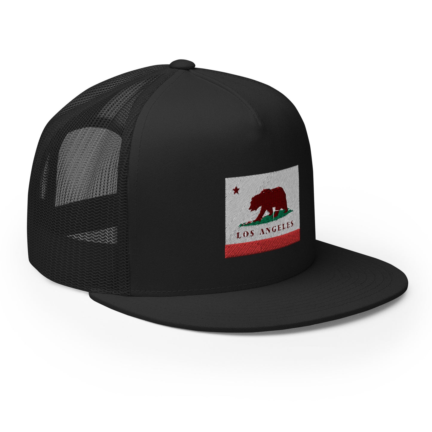Los Angeles CA Trucker Cap - CAFlags