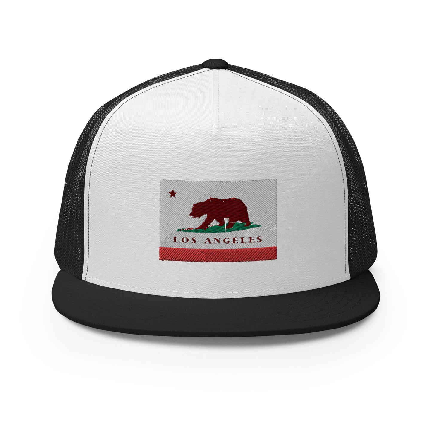 Los Angeles CA Trucker Cap - CAFlags
