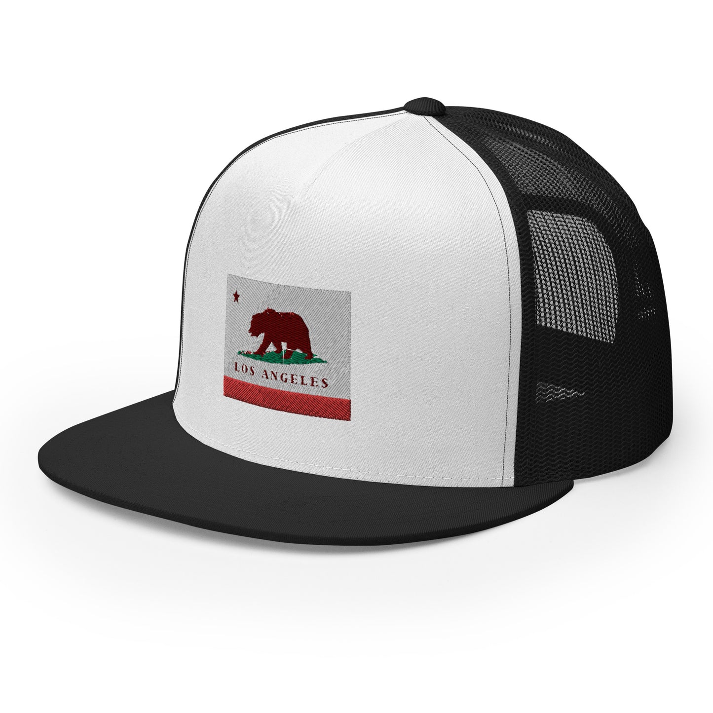 Los Angeles CA Trucker Cap - CAFlags