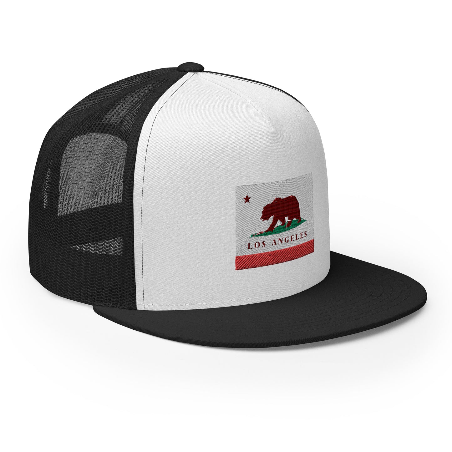 Los Angeles CA Trucker Cap - CAFlags