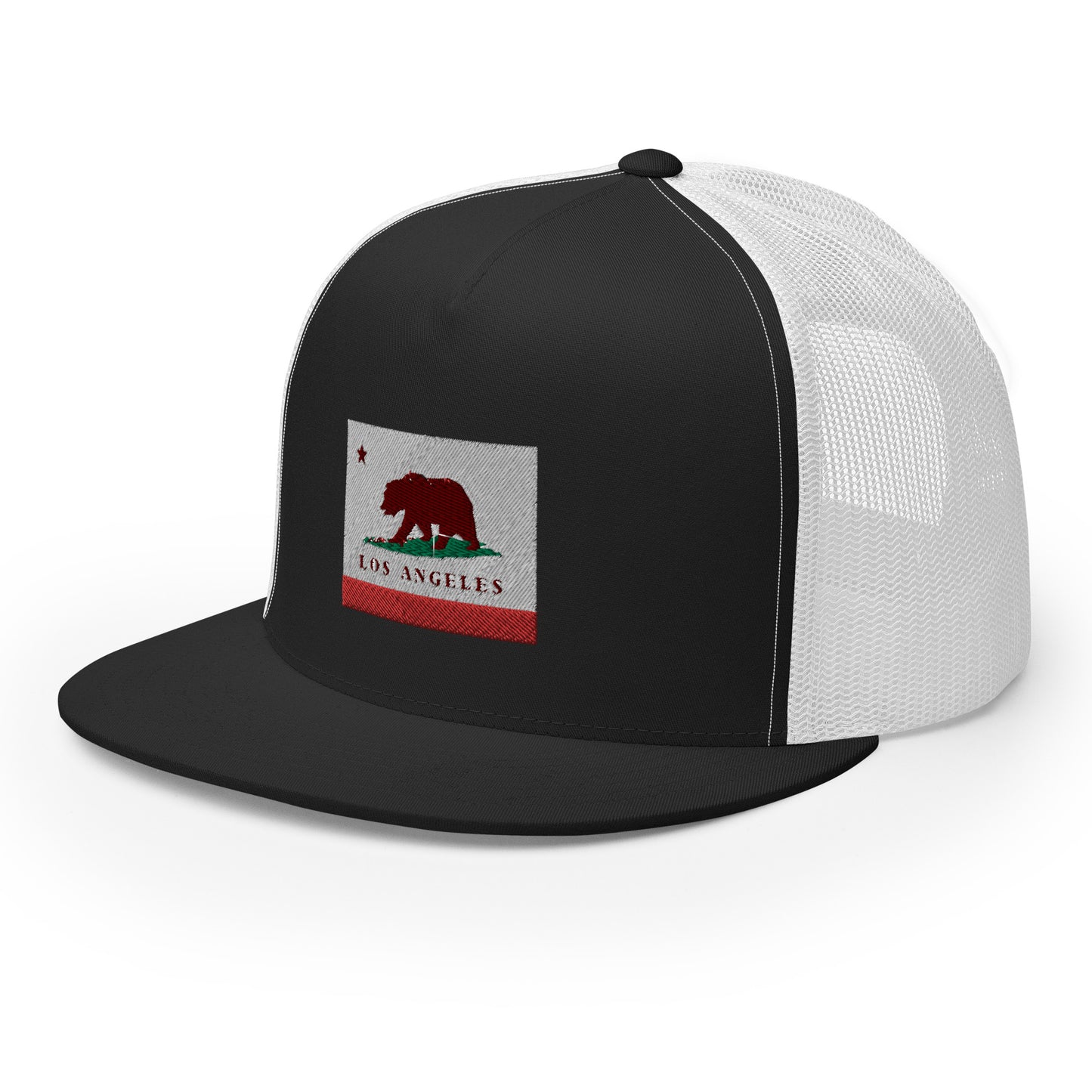 Los Angeles CA Trucker Cap - CAFlags