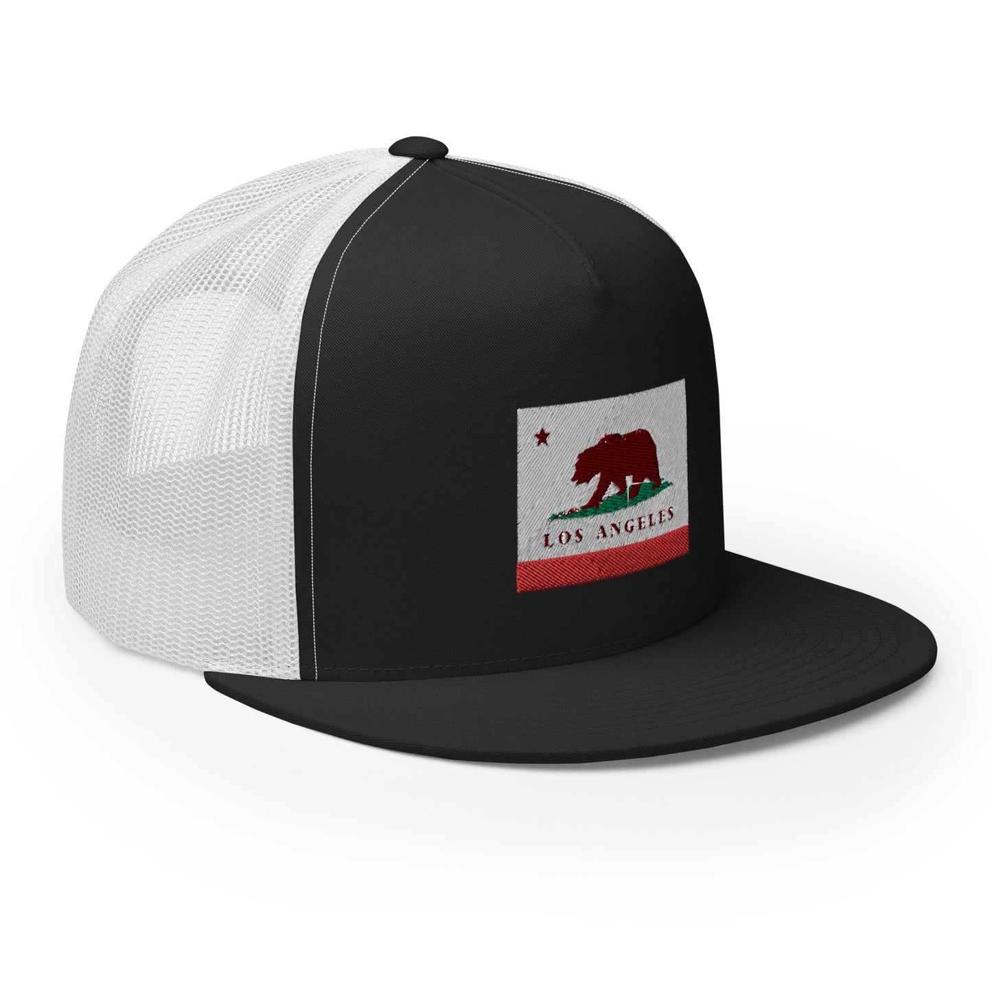 Los Angeles CA Trucker Cap - CAFlags