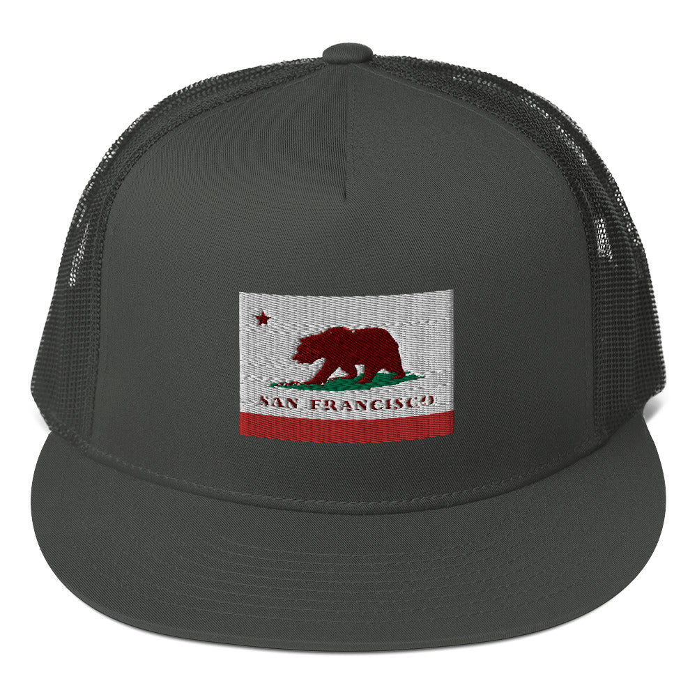 gray San Francisco Trucker Hat