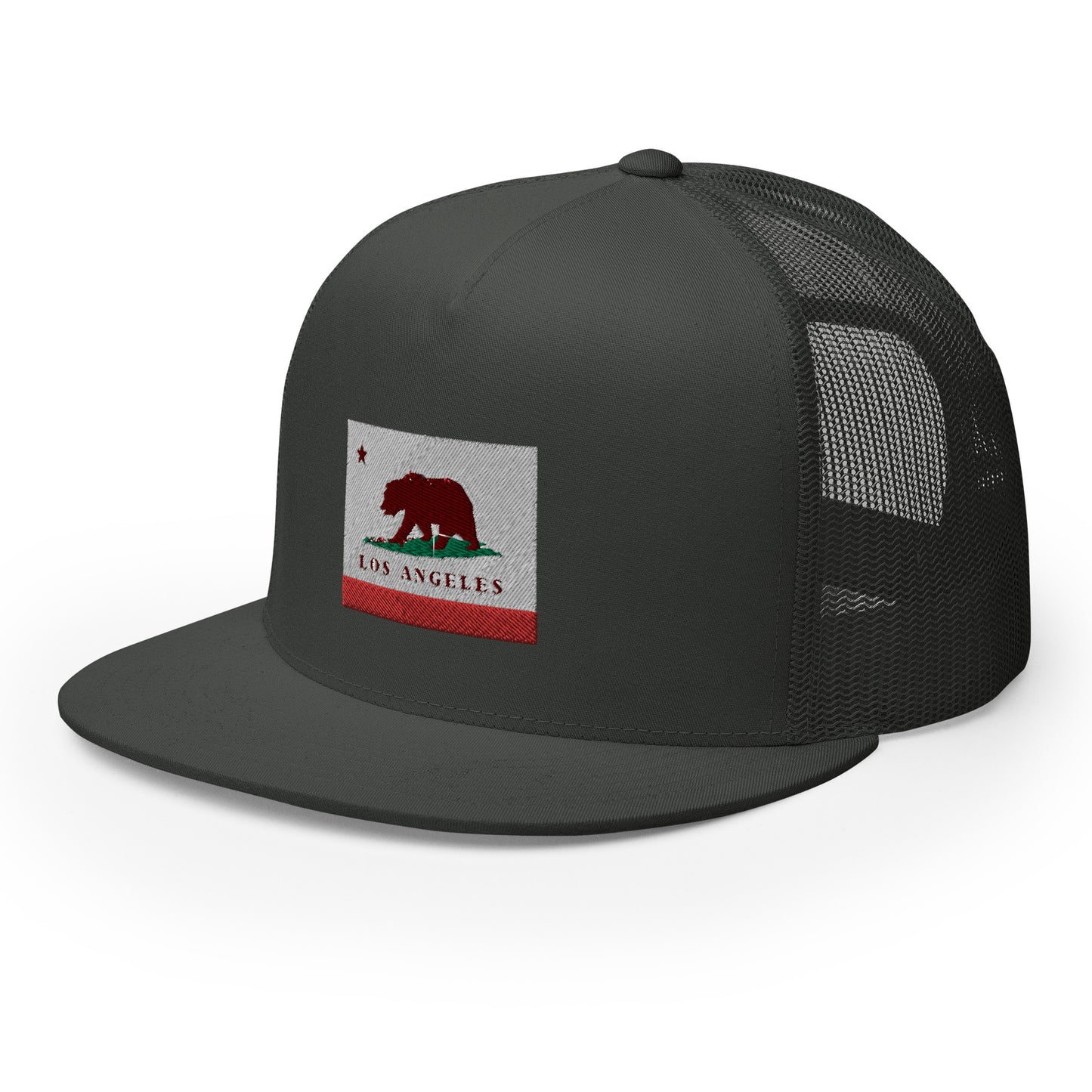 Los Angeles CA Trucker Cap - CAFlags