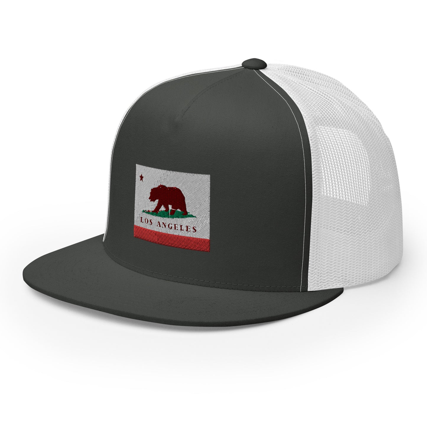 Los Angeles CA Trucker Cap - CAFlags
