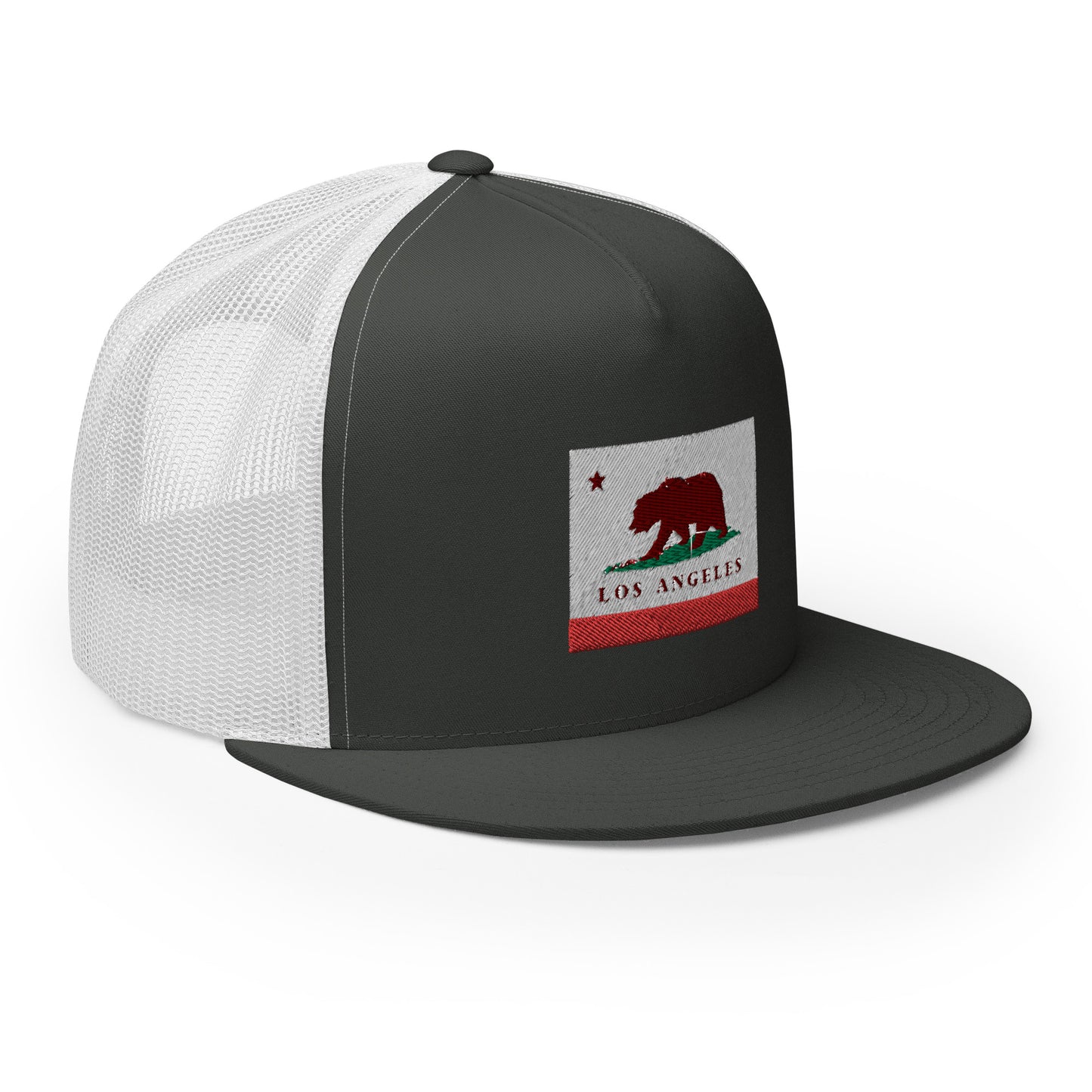 Los Angeles CA Trucker Cap - CAFlags