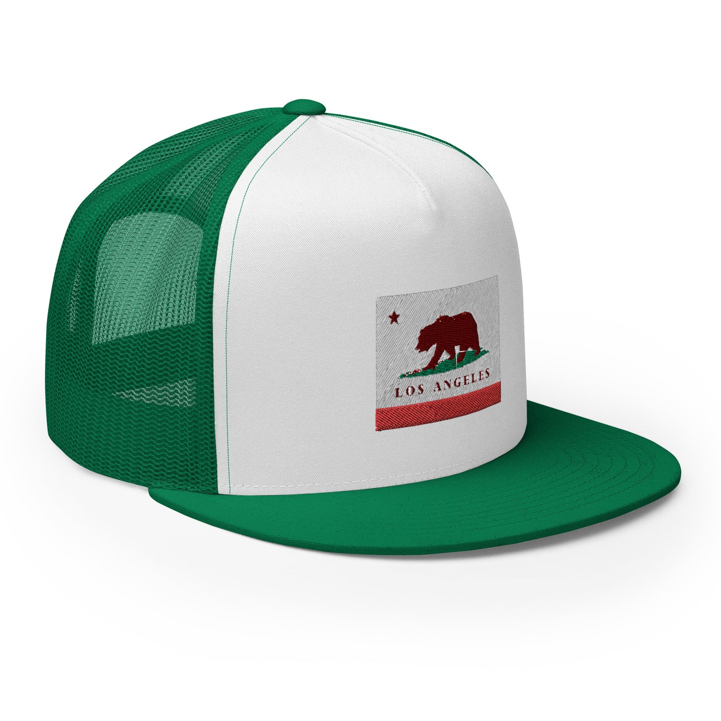 Los Angeles CA Trucker Cap - CAFlags