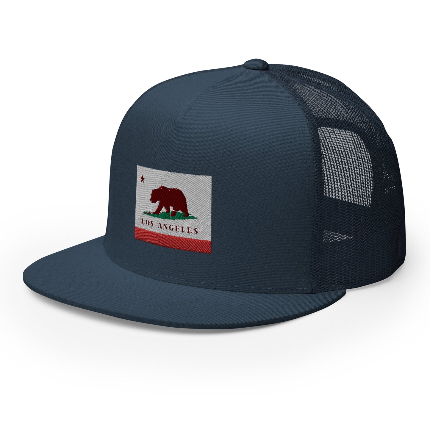 Los Angeles CA Trucker Cap - CAFlags