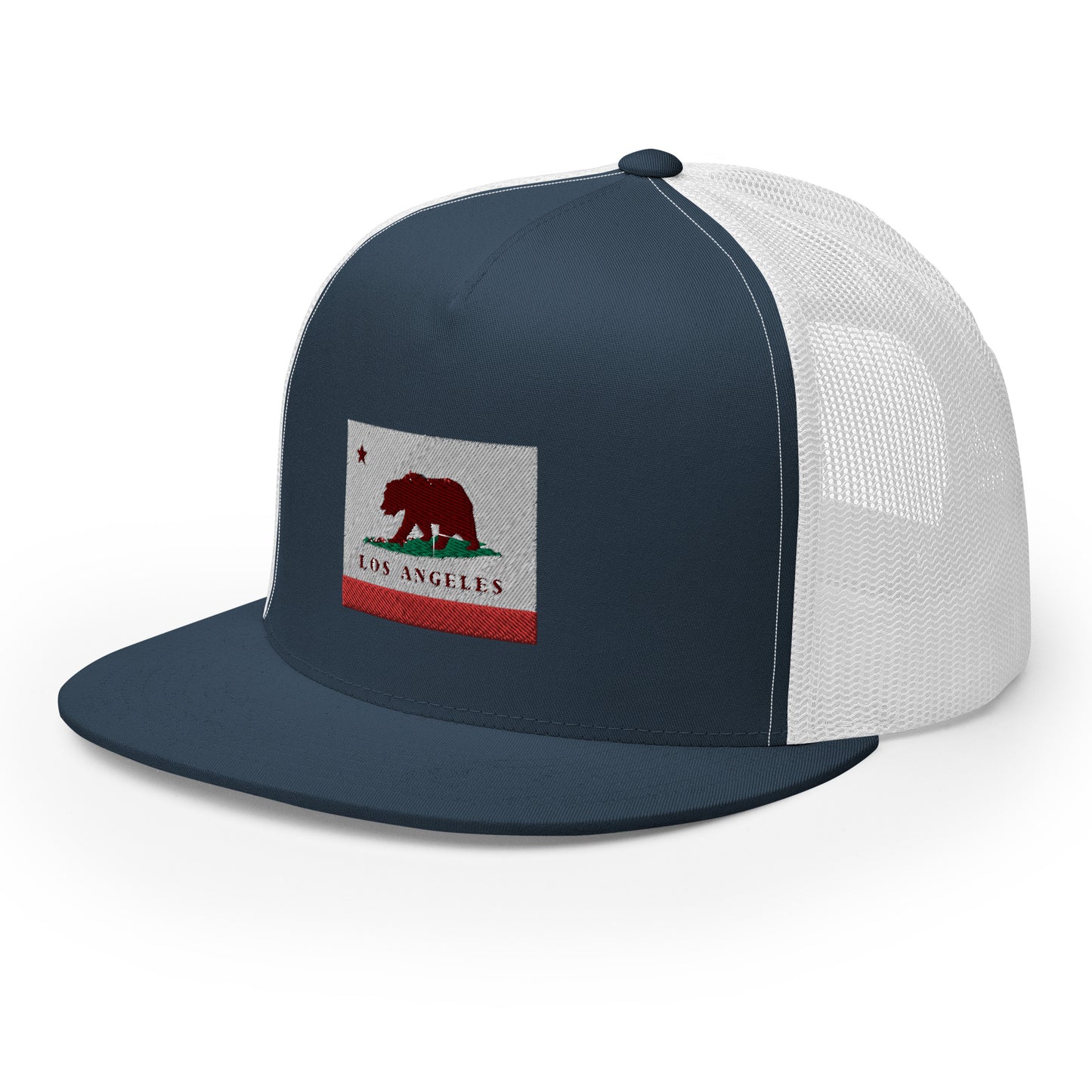 Los Angeles CA Trucker Cap - CAFlags