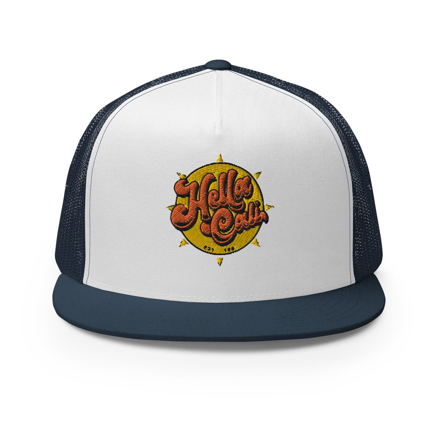 Hella Cali Trucker Cap (Orange Yellow Logo)