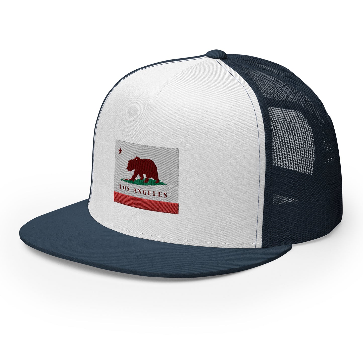 Los Angeles CA Trucker Cap - CAFlags