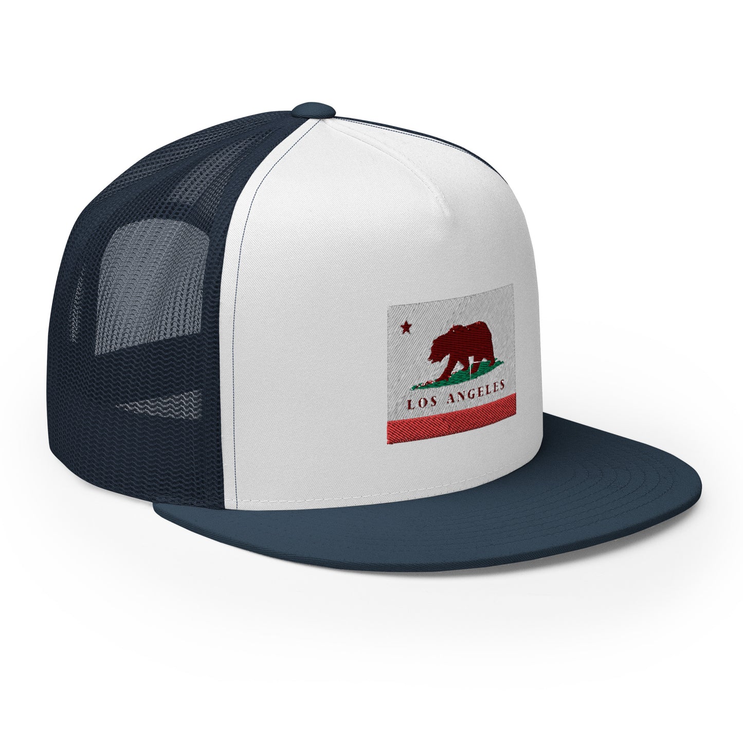 Los Angeles CA Trucker Cap - CAFlags
