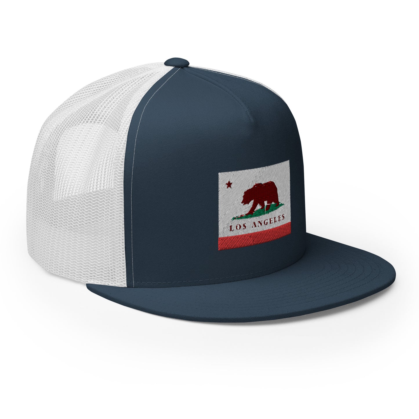 Los Angeles CA Trucker Cap - CAFlags