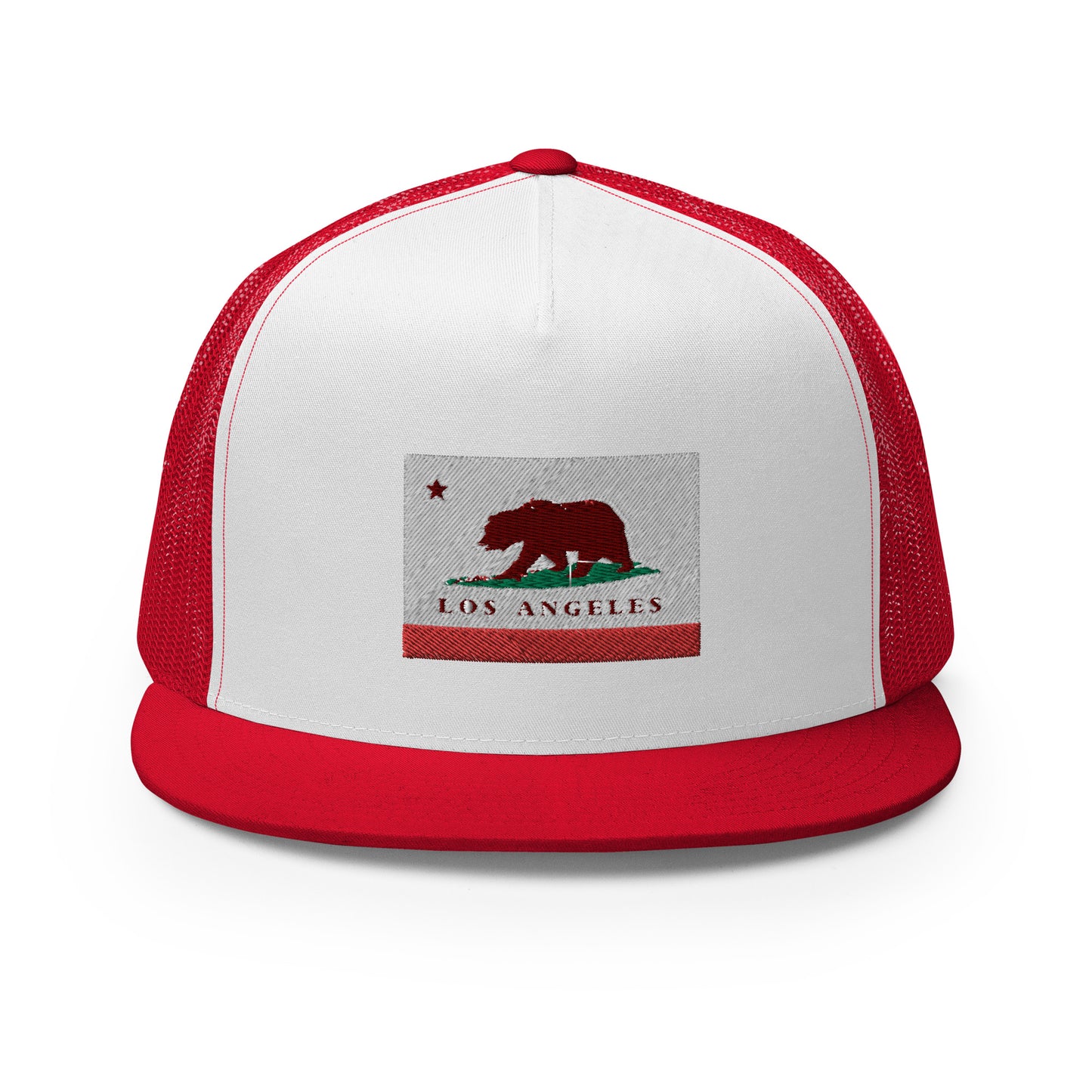 Los Angeles CA Trucker Cap - CAFlags