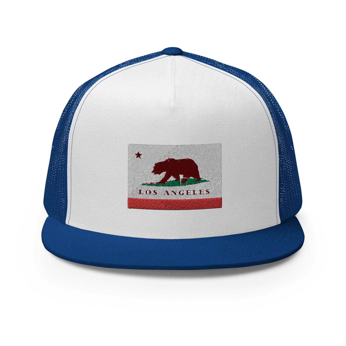 Los Angeles CA Trucker Cap - CAFlags