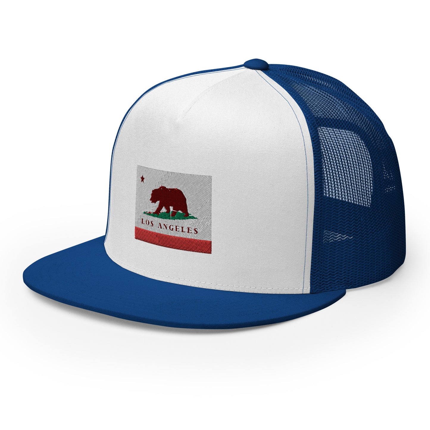 Los Angeles CA Trucker Cap - CAFlags