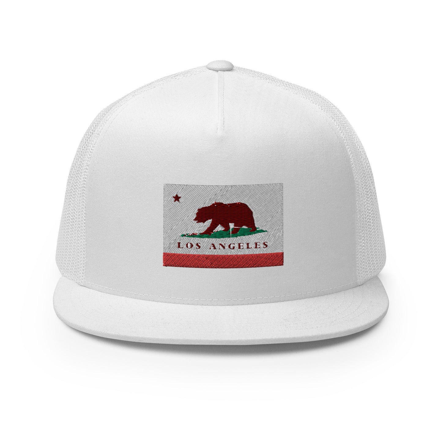 Los Angeles CA Trucker Cap - CAFlags