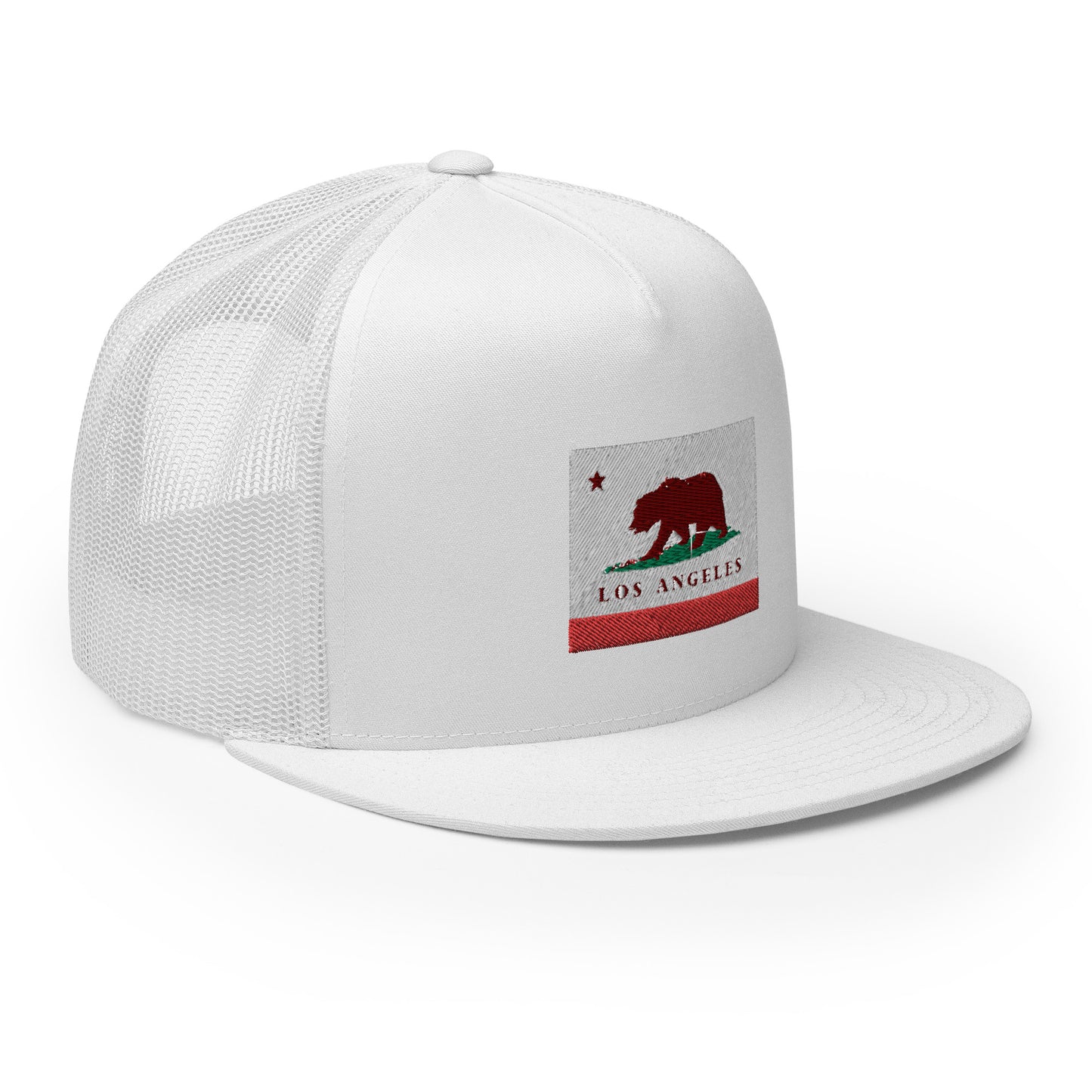 Los Angeles CA Trucker Cap - CAFlags
