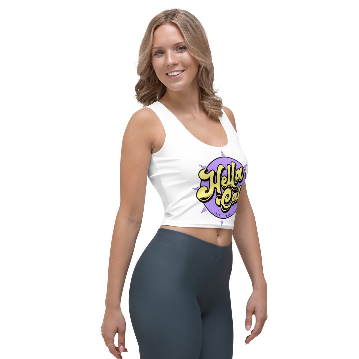 Hella Cali Purple Sun Croptop