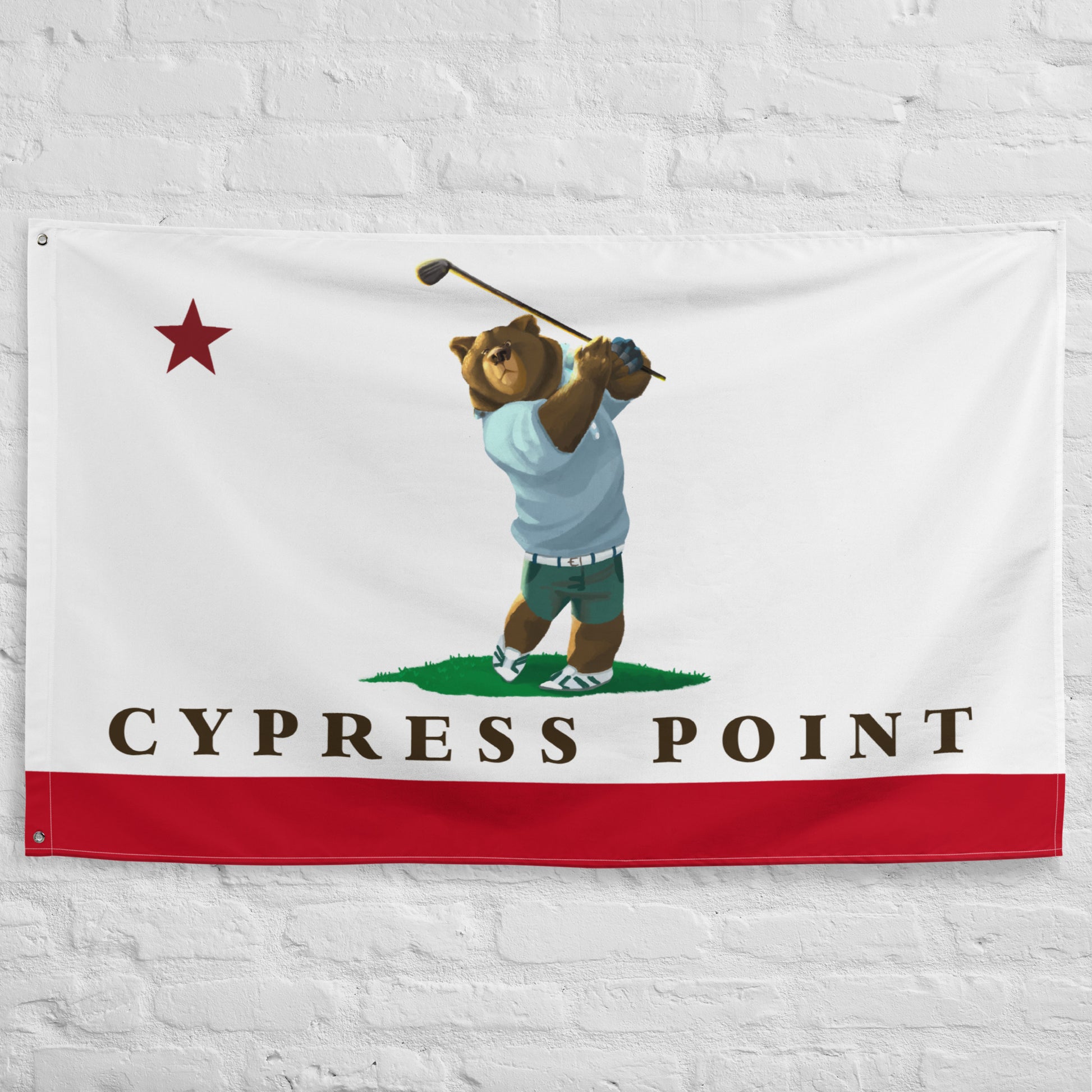 Cypress Point Yard Flag