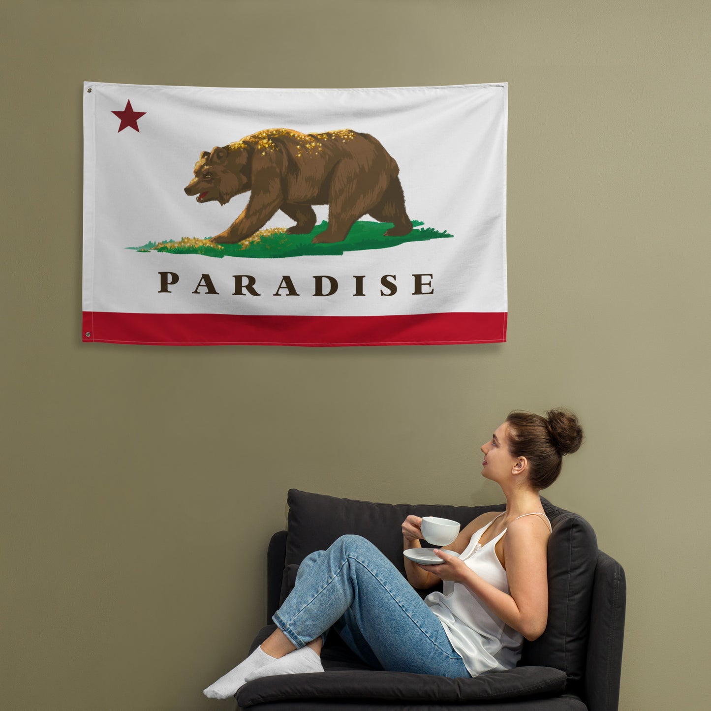 Paradise Wall Flag