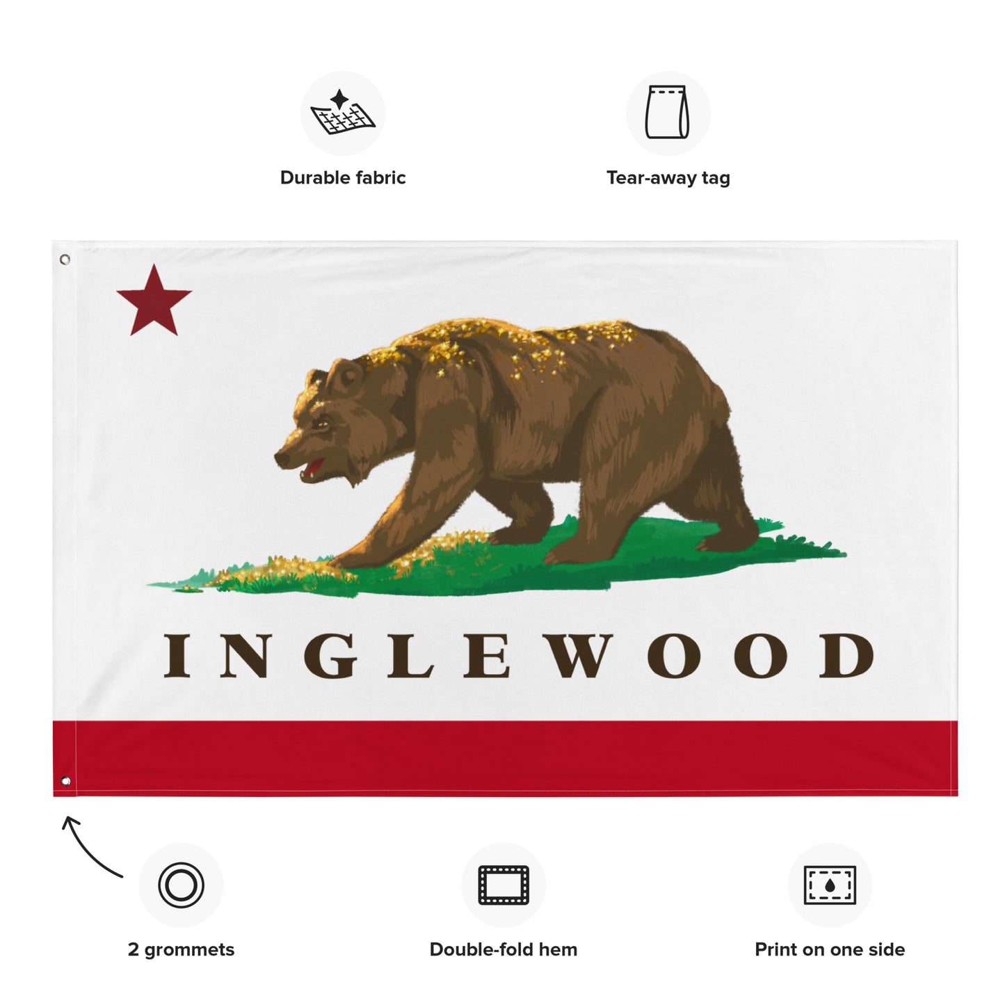 Inglewood CA Flag