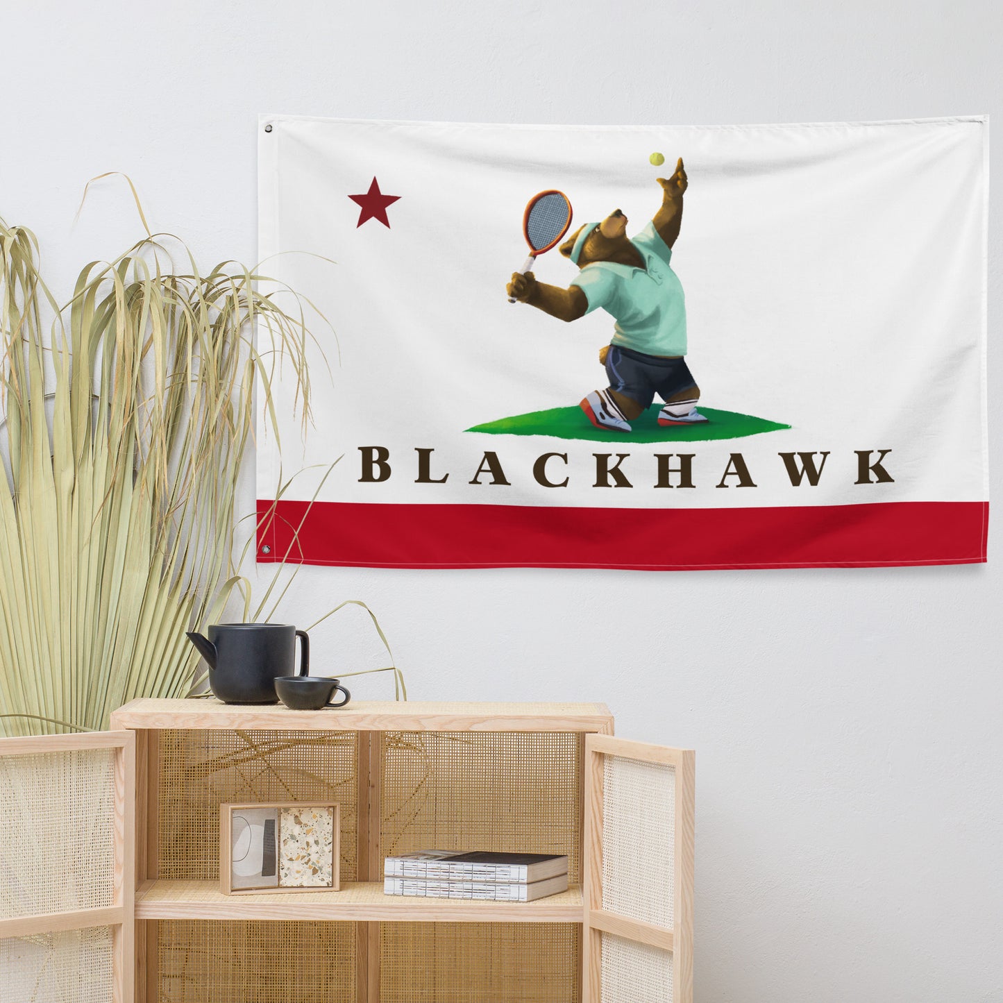 Blackhawk Tennis Flag