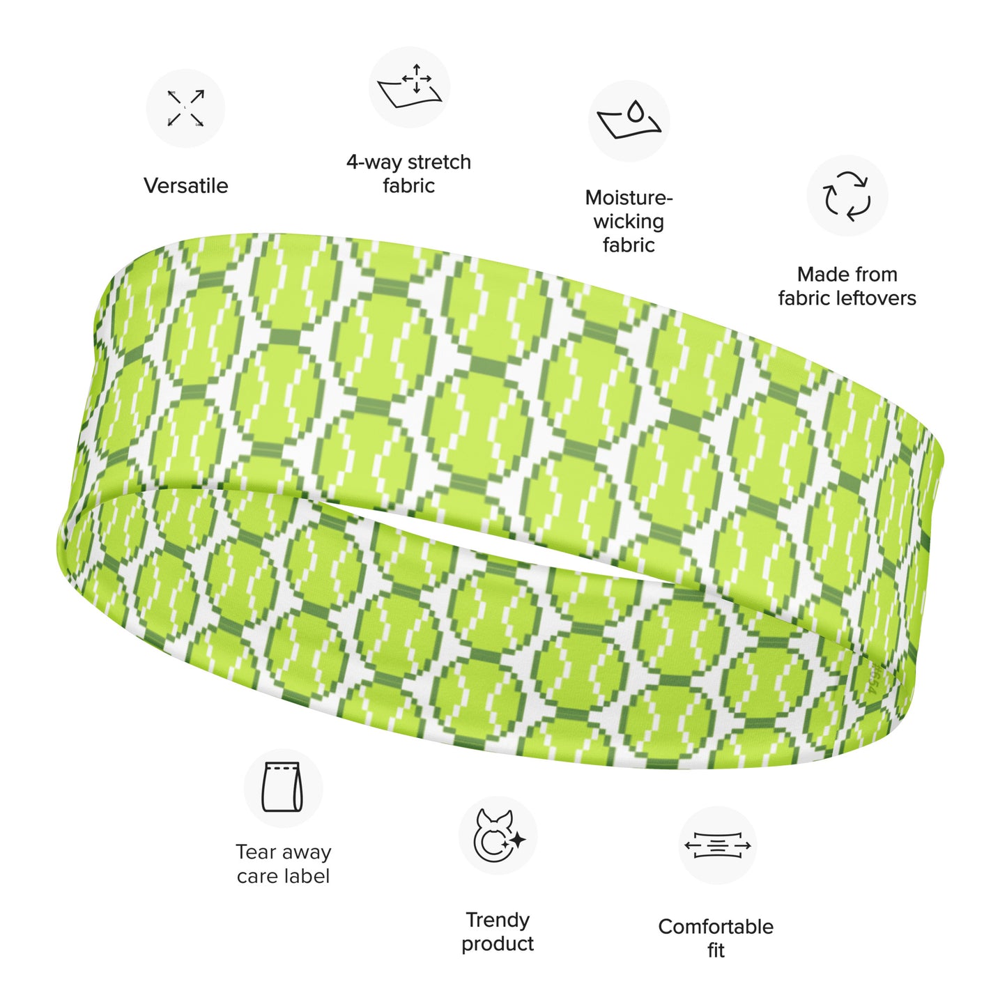 All-over Digital Tennis Ball Headband