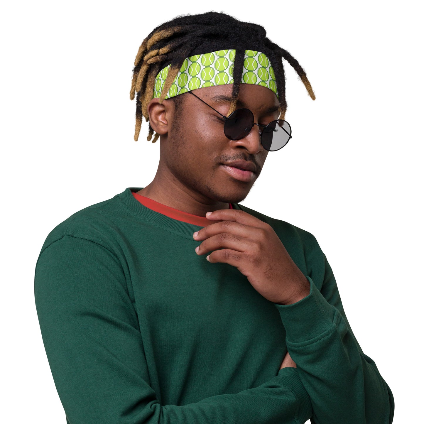All-over Digital Tennis Ball Headband