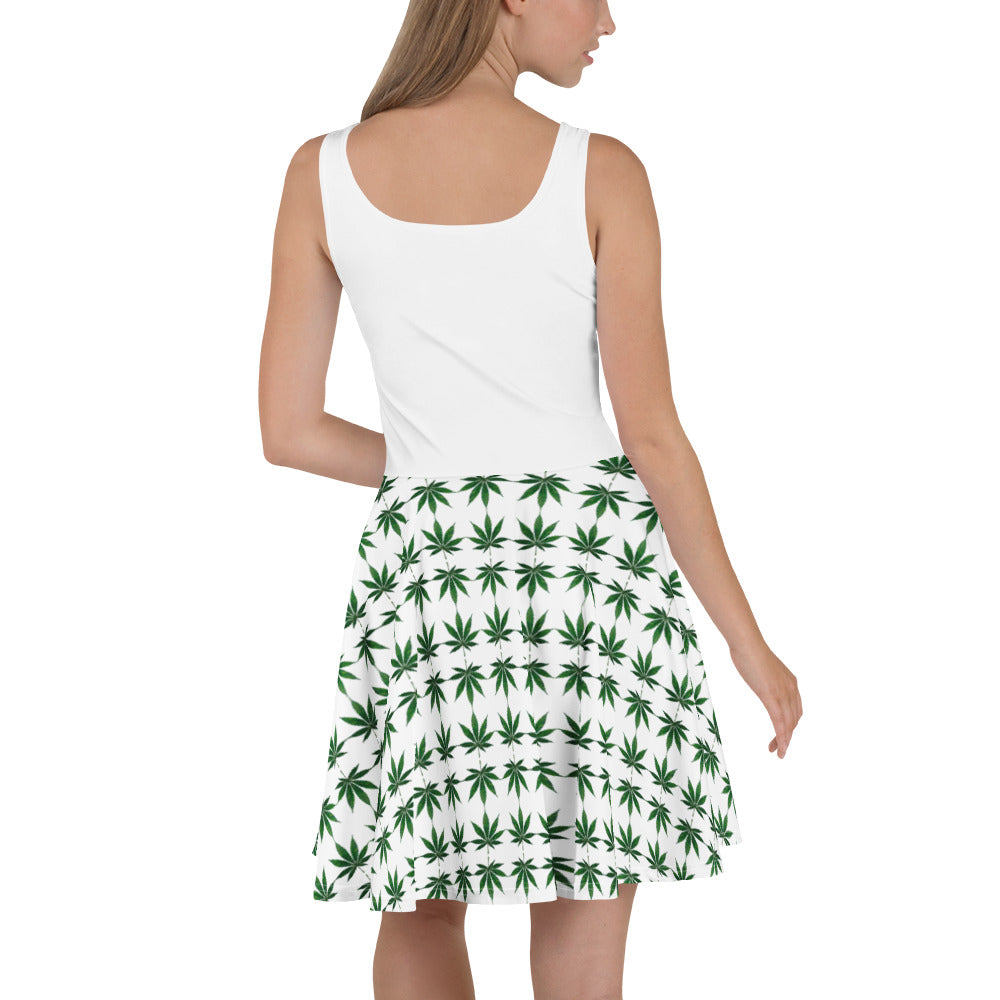 Cute Cannabis Leaf Dress
