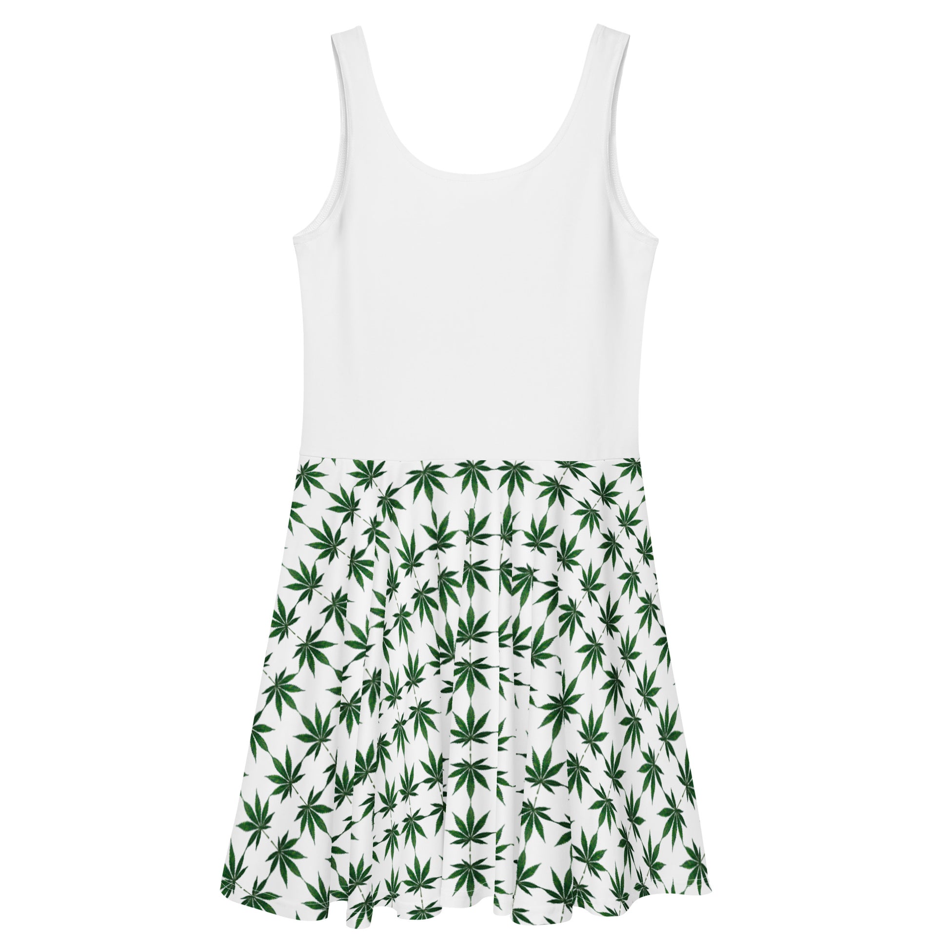 Summer Dress With Pot Leaf