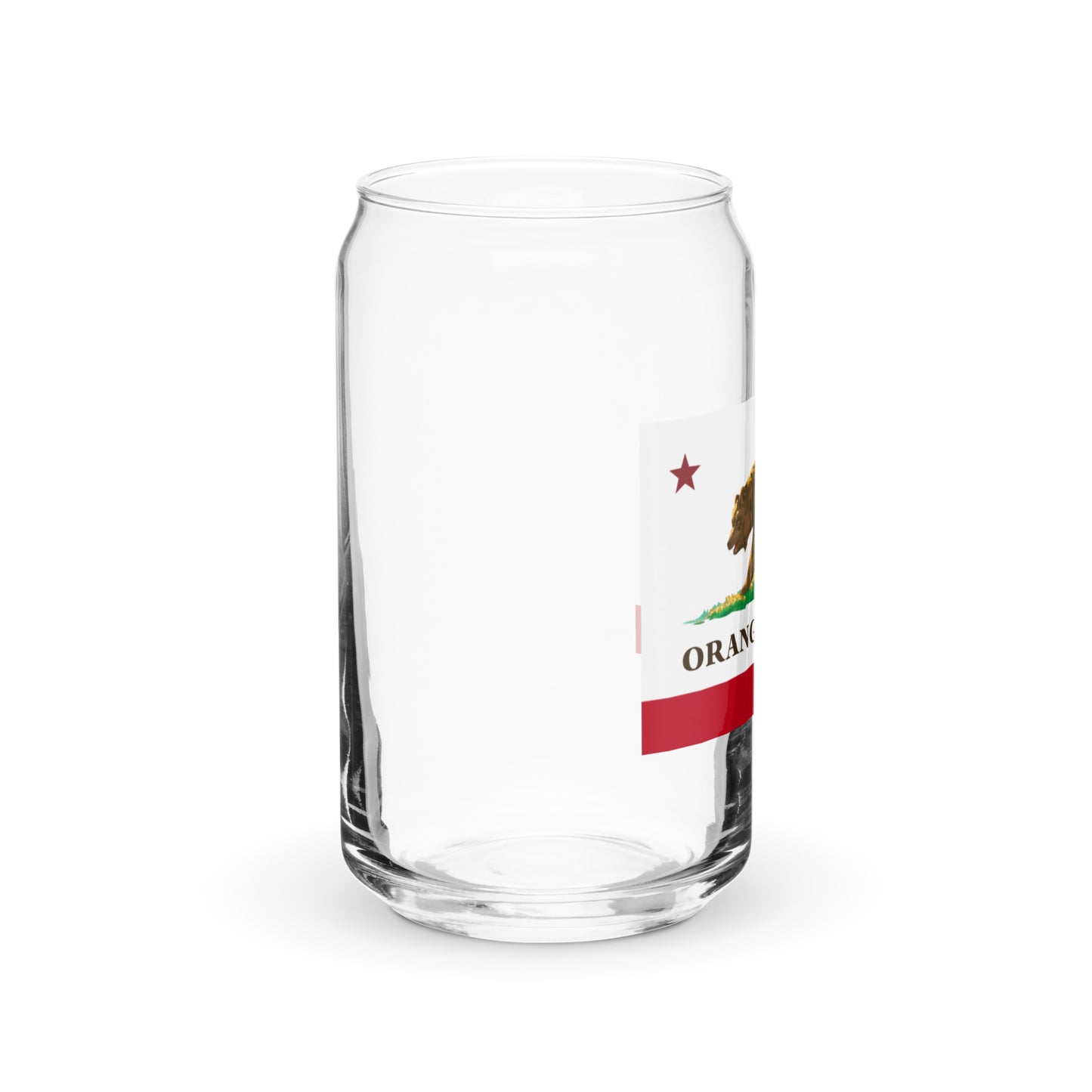 Orange County Can-shaped glass