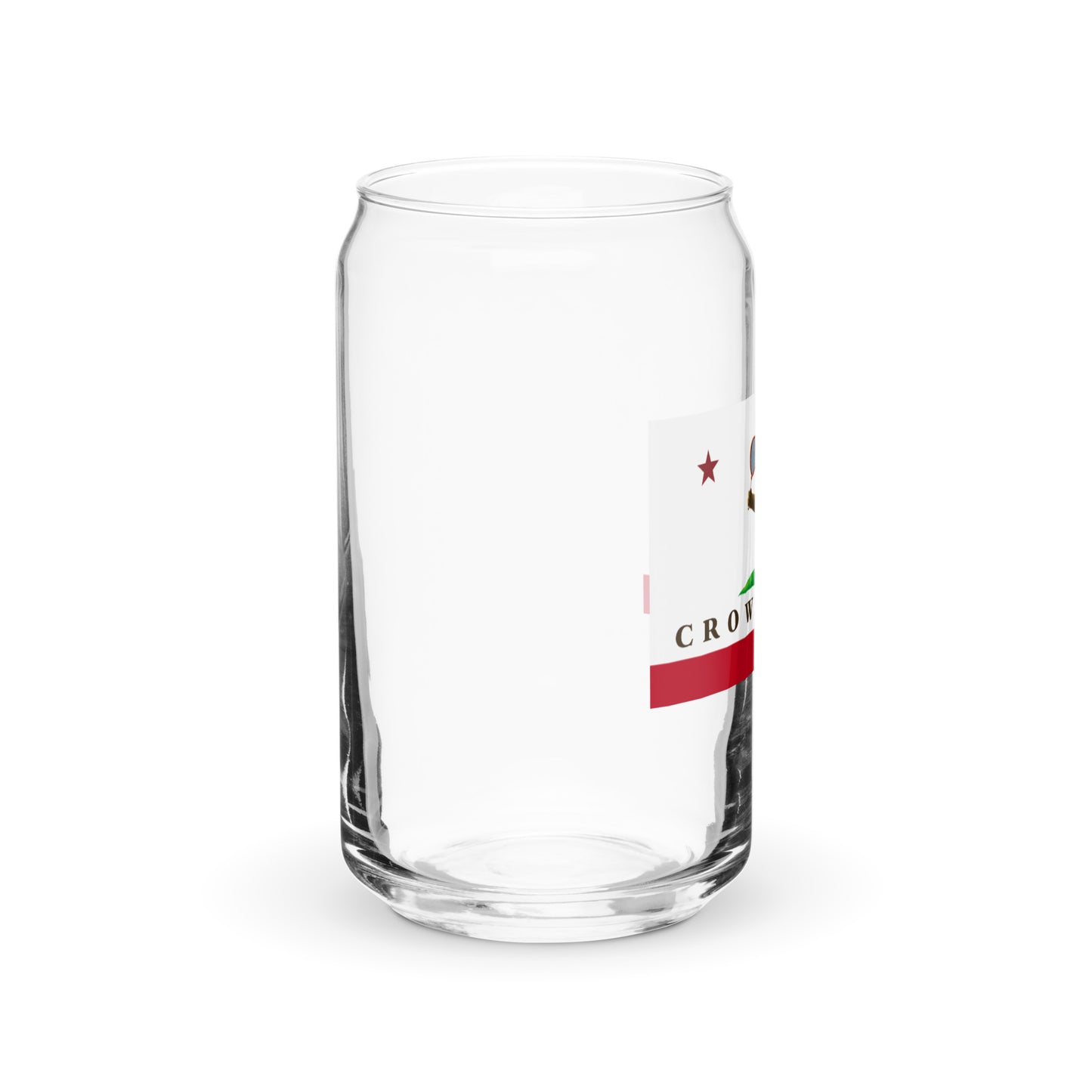 Crow Canyon Tennis Can-shaped glass