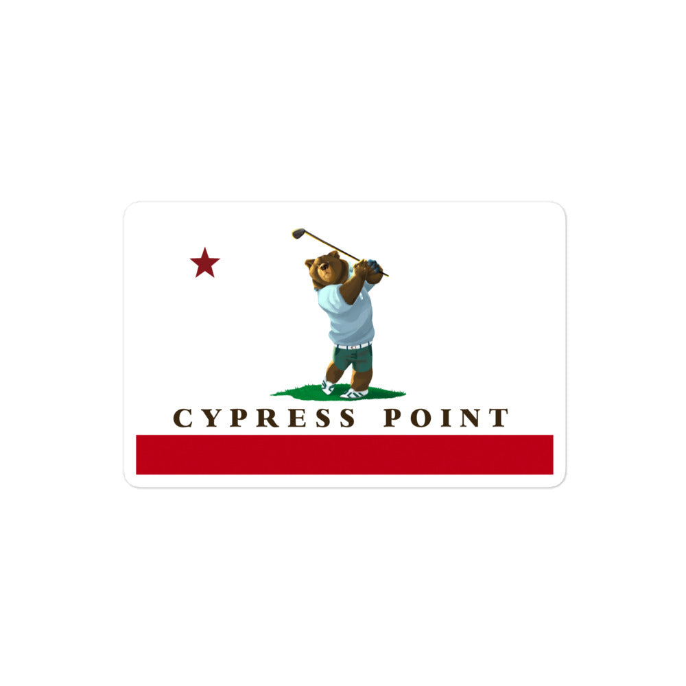 Cypress Point Golf Sticker - CAFlags