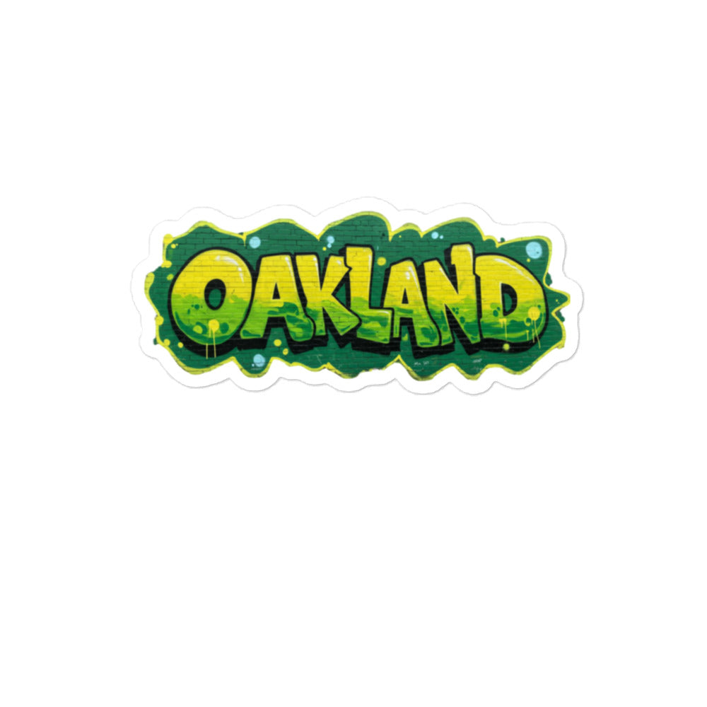 Oakland Graffiti bumper sticker