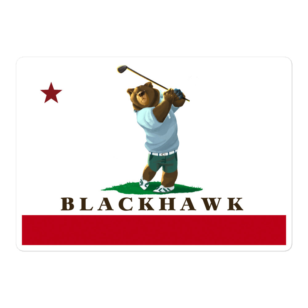 Blackhawk Golf sticker - CAFlags