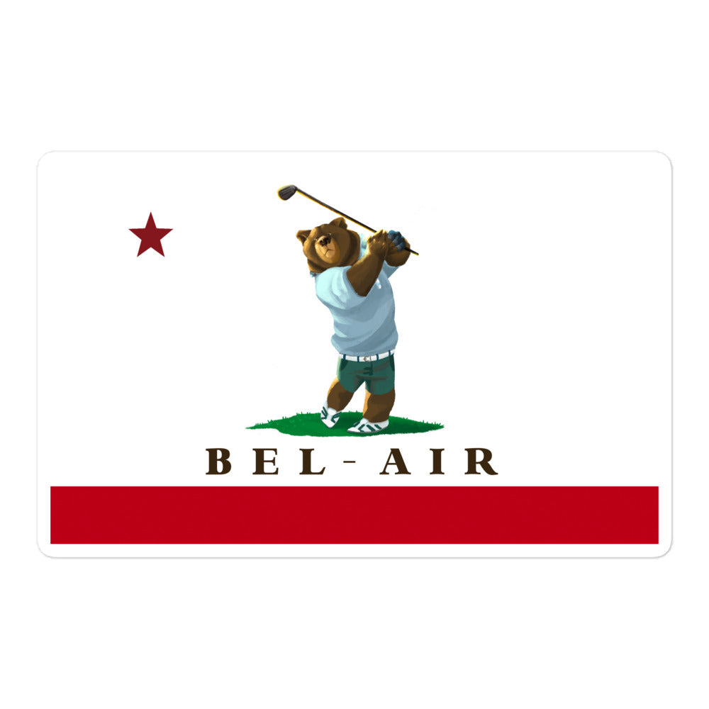 Bel-Air Golf Sticker - CAFlags