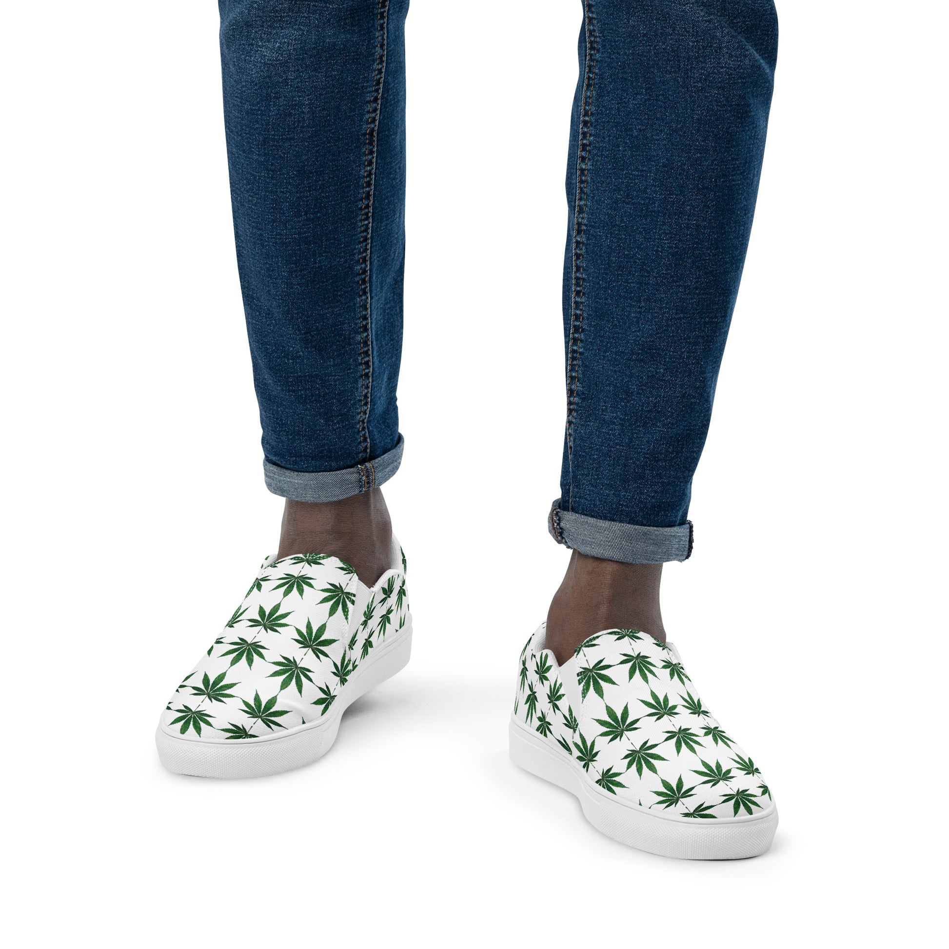 Shoes With Pot Leaf On Them
