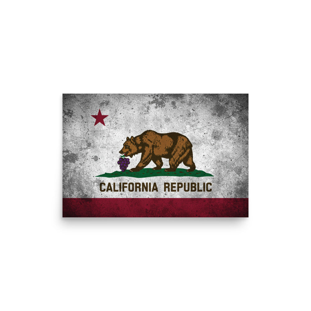 California grapes poster