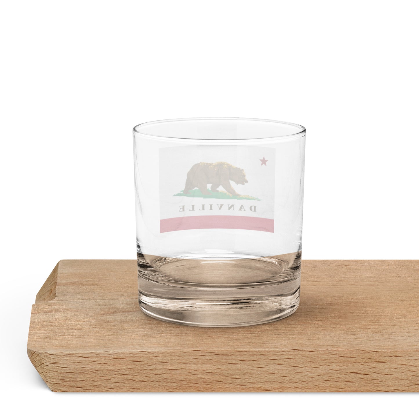 Danville CA whiskey rocks glass