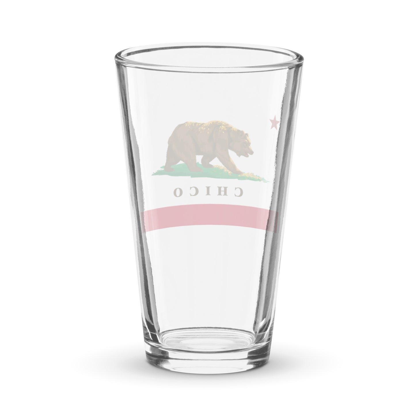 Chico pint glass