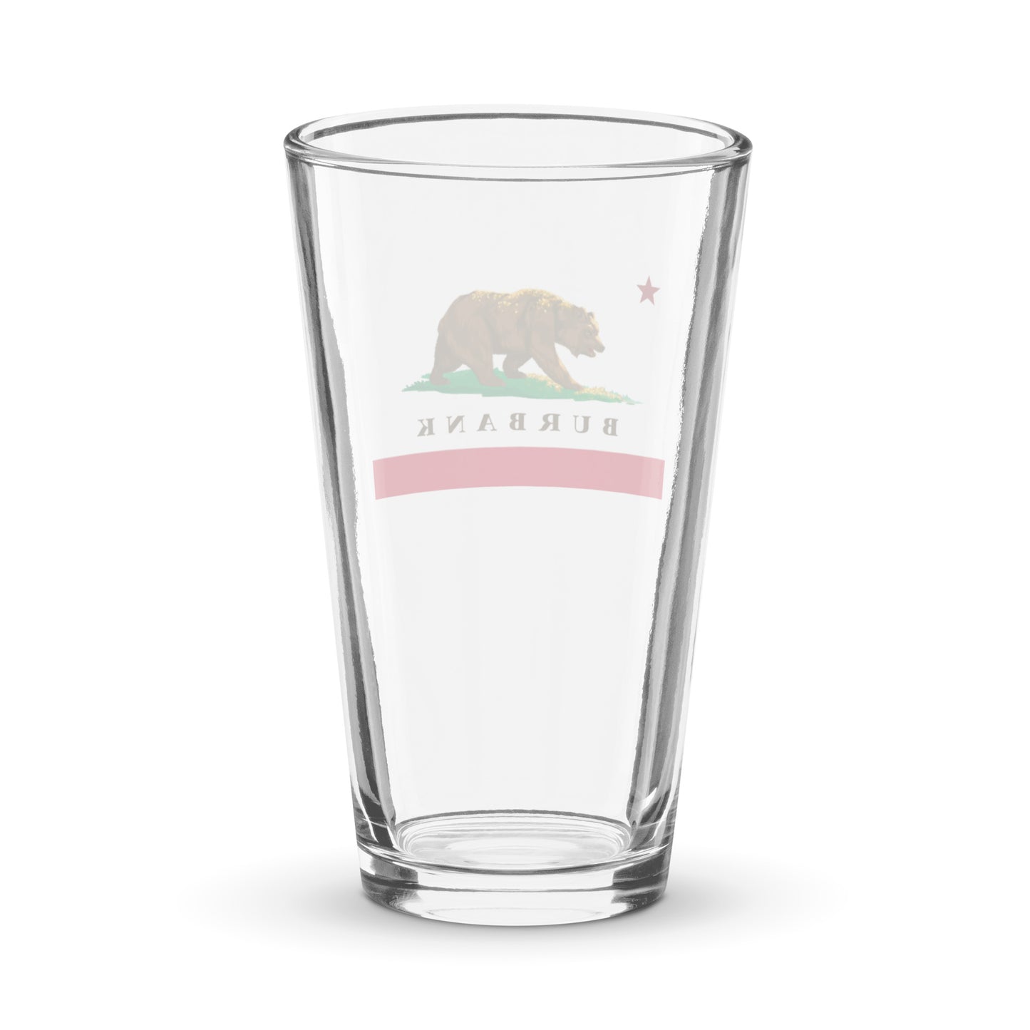 Burbank CA pint glass