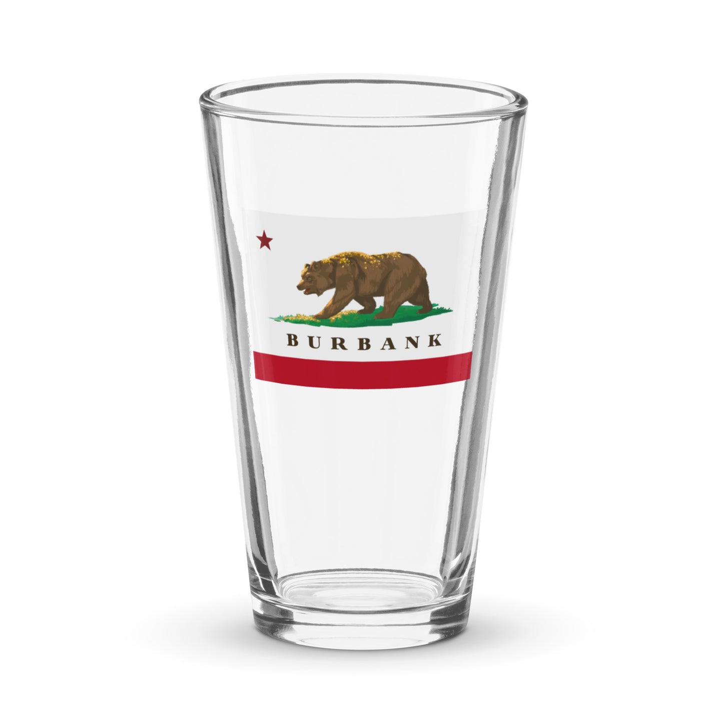 Burbank pint glass