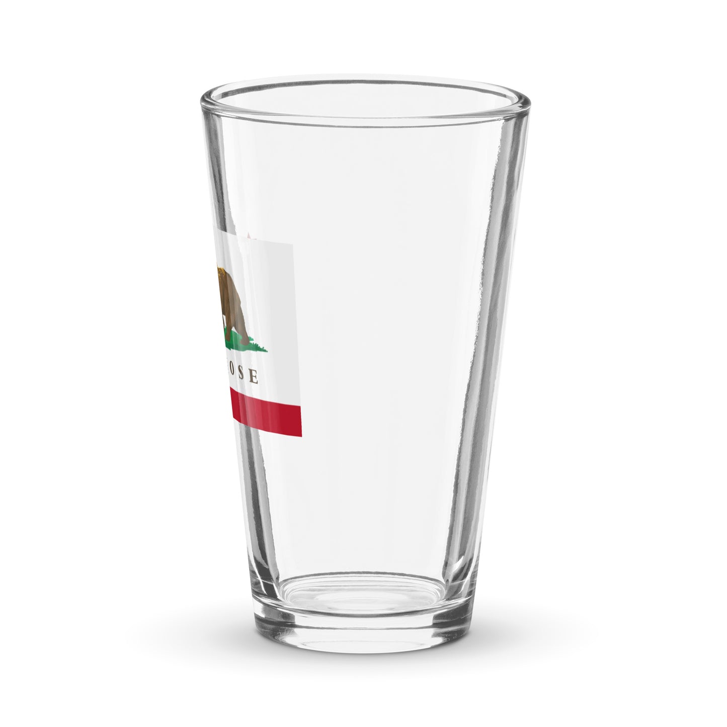 San Jose pint glass