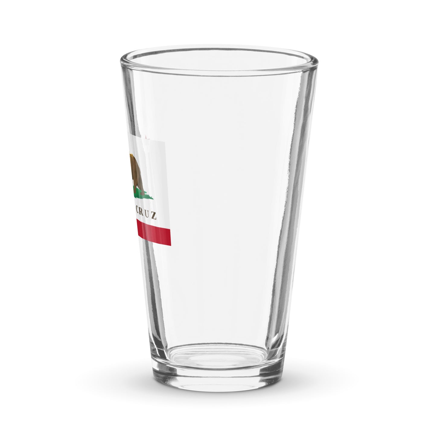 Santa Cruz pint glass