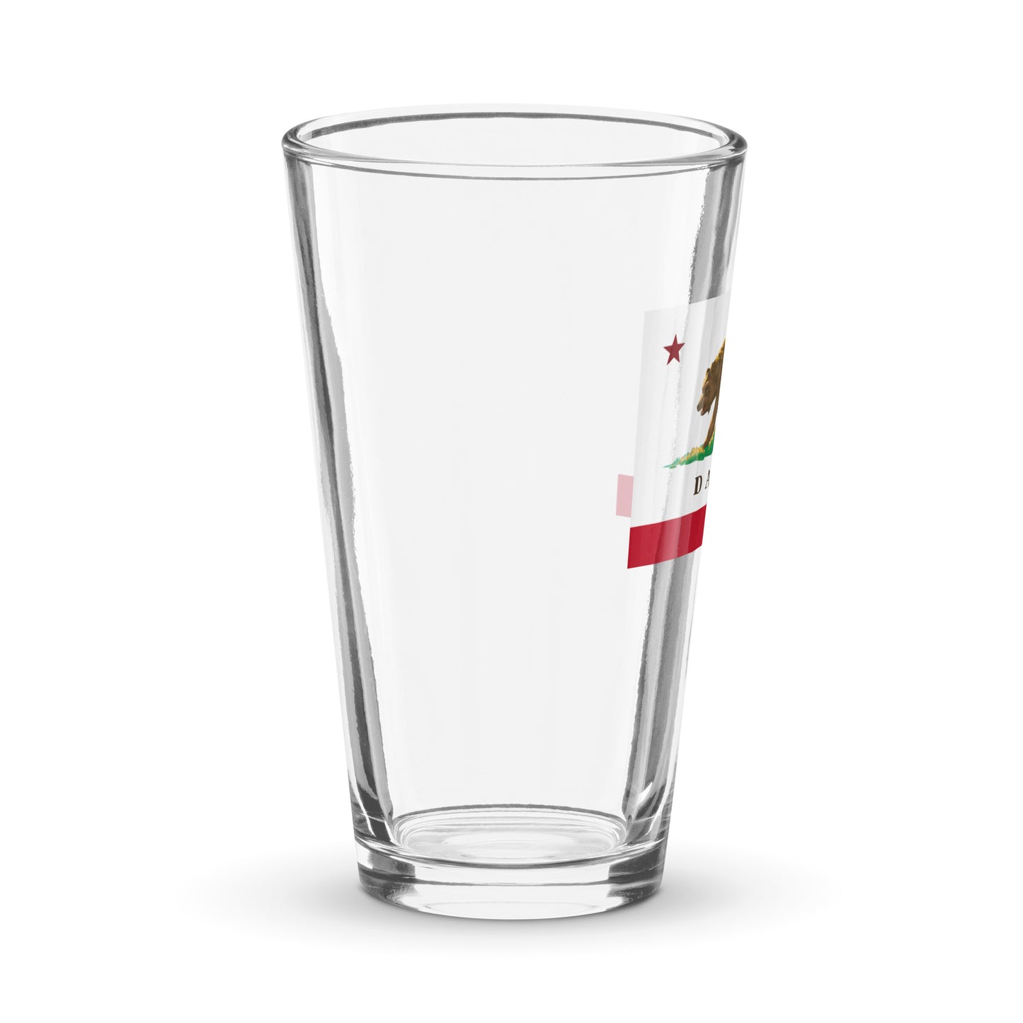 Davis CA pint glass - CAFlags
