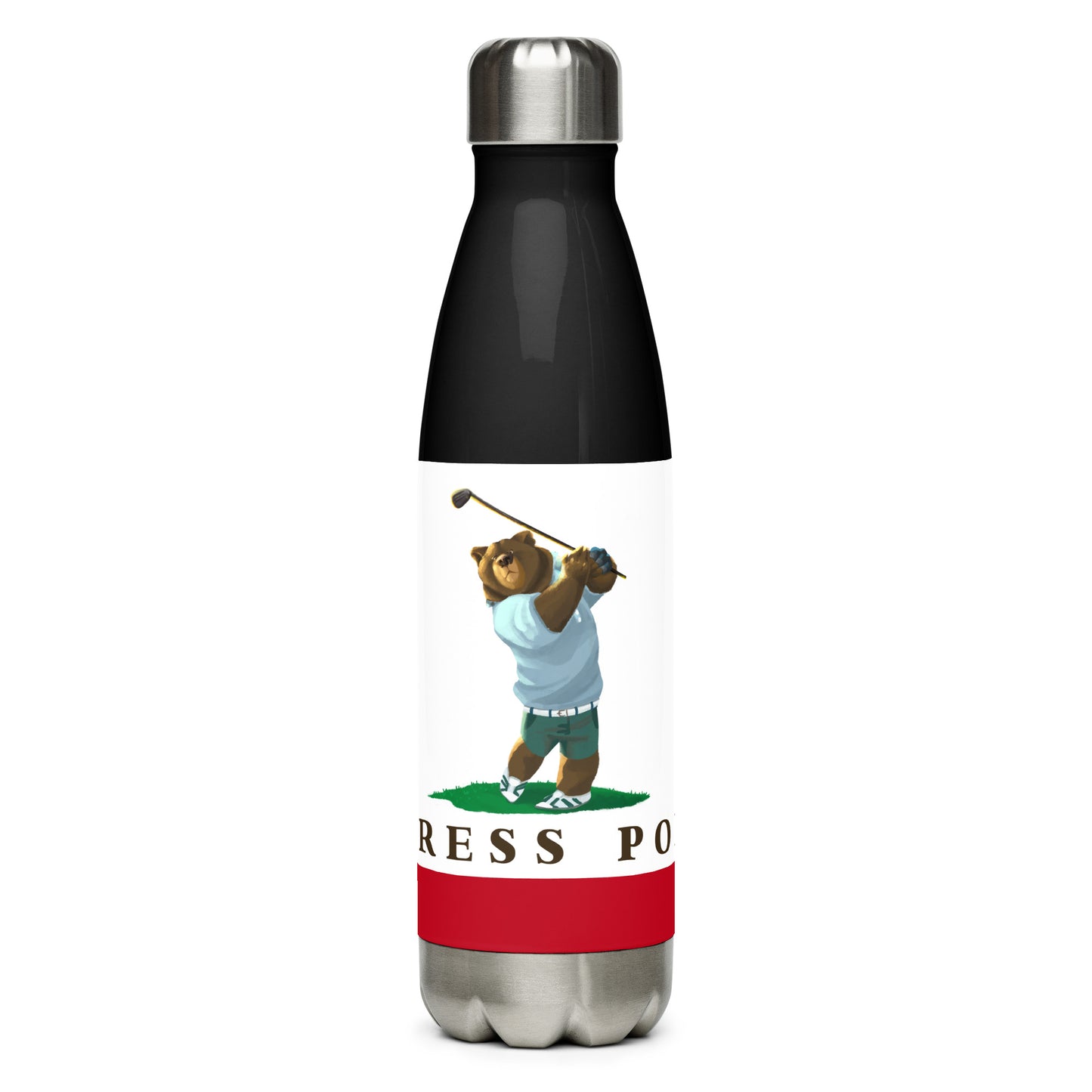 Cypress Point Golf Stainless steel water bottle - CAFlags
