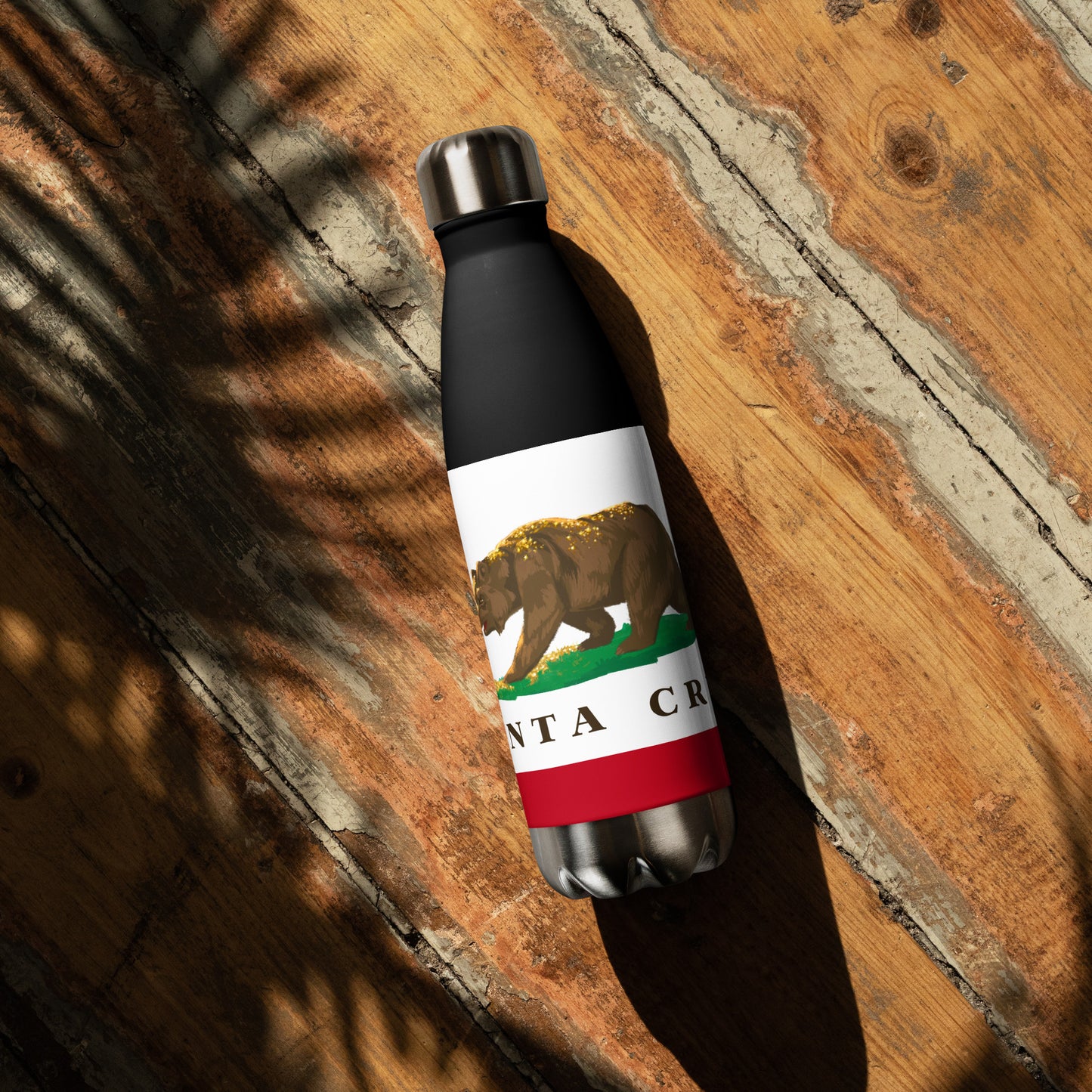 Santa Cruz Stainless steel water bottle - CAFlags